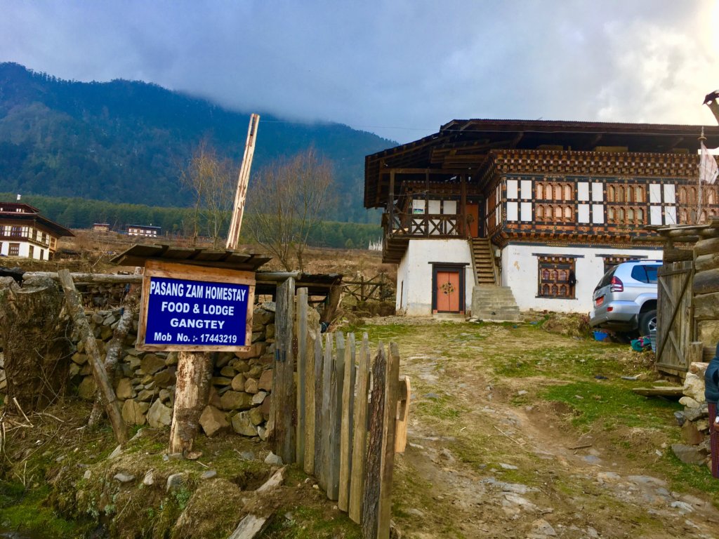 Our homestay in Phobjikha