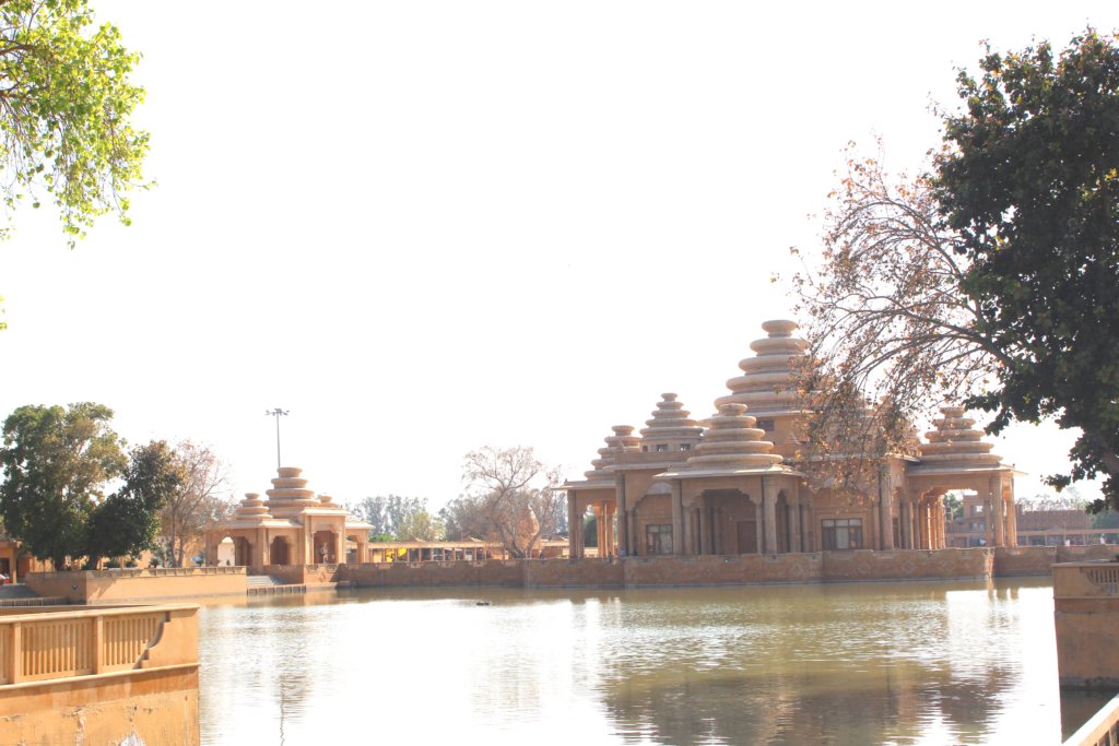 Beautiful Ram Tirth Temple and its complex