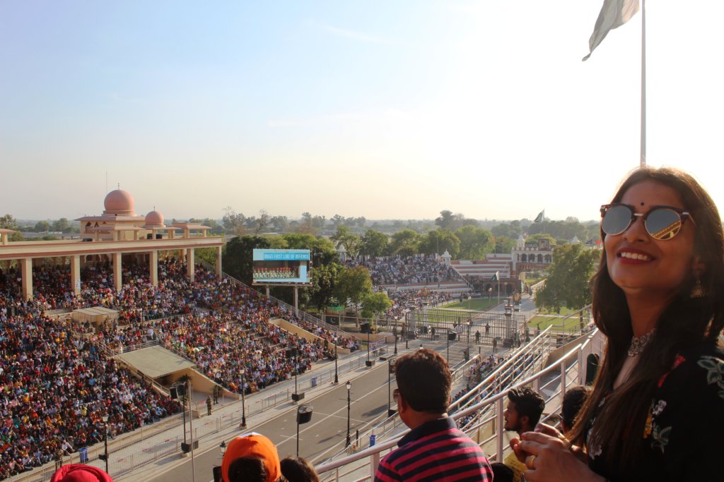 Stadium at Attari border in Amritsar