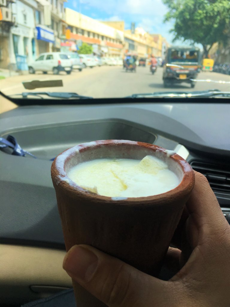 Sweet buttermilk in Jaipur