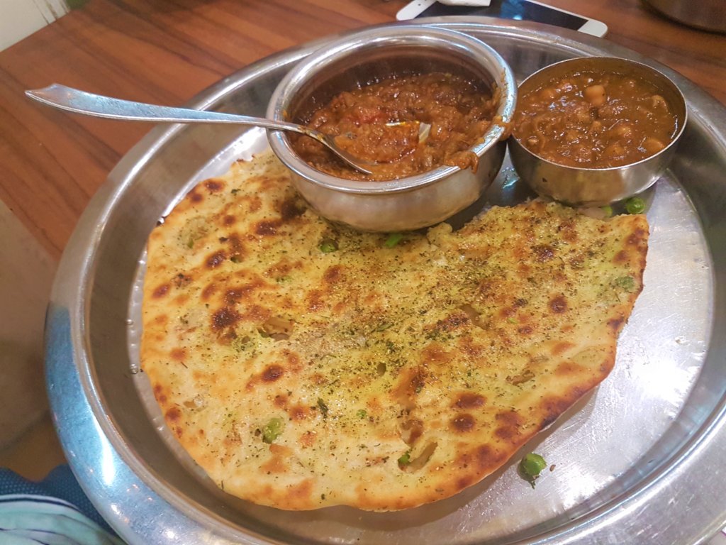 Food at Bharawan da Dhabha in Amritsar