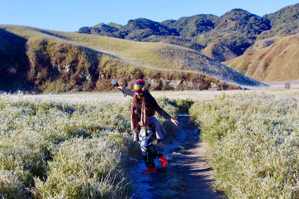 MJ in Dzukou Valley in Nagaland