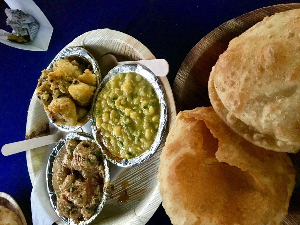 One of the best Puri Paneer we had in Hornbill Festival, Kisama