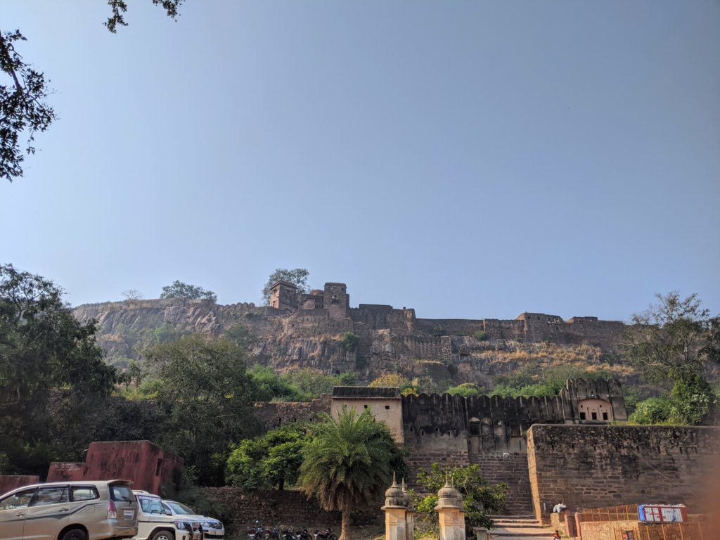 Ranthambore fort during our trip to Ranthambore