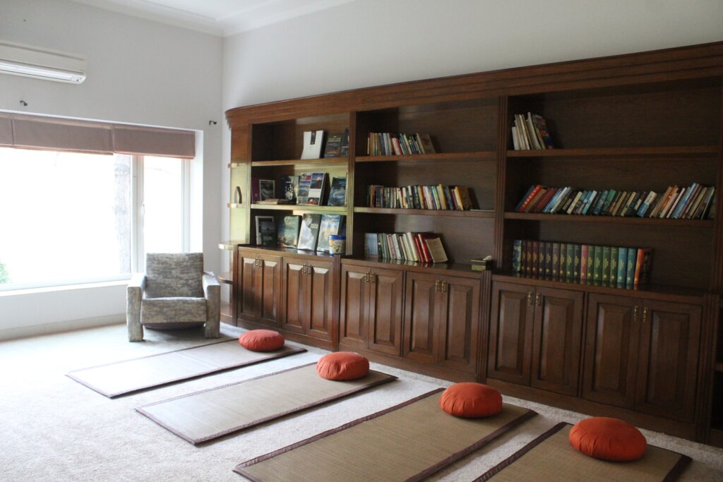 Meditation room at Siddha Wellness Village Resort